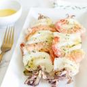 SPIEDINI DI SEPPIE E GAMBERI ALLA GRIGLIA