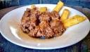 STRACOTTO DI MANZO CON POLENTA FRITTA